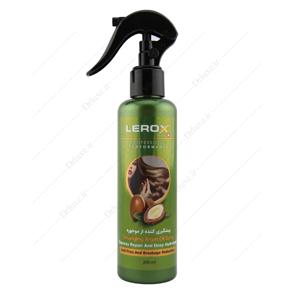 اسپری ضد موخوره لروکس حاوی روغن آرگان حجم : 200 ml