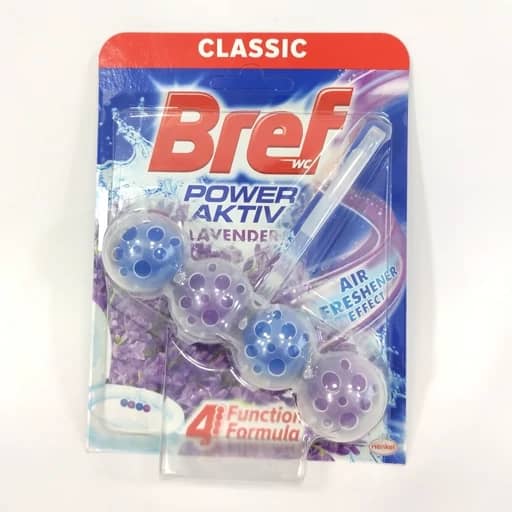 خوشبو کننده توالت فرنگی برف اصل  با رایحه اسطوخودوس تعداد 4 عددی خوشبو کننده ضدعفونی کننده با رایحه اسطوخودوس