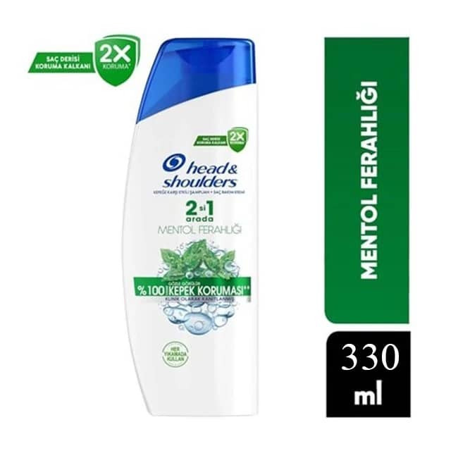 شامپو ضد شوره هد اند شولدرز Head & Shoulders مدل Menthol Ferahlığı ضد شوره، تقویت کننده، نرم کننده حجم : 330 ml